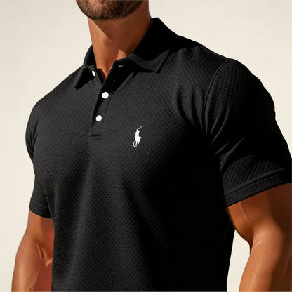 Premium Textured Polo & Shorts Set
